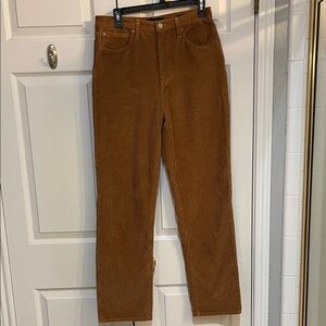 Denim Forum Brown Straight Leg Pants
